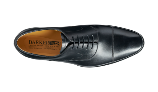 Barker black best sale oxford shoes