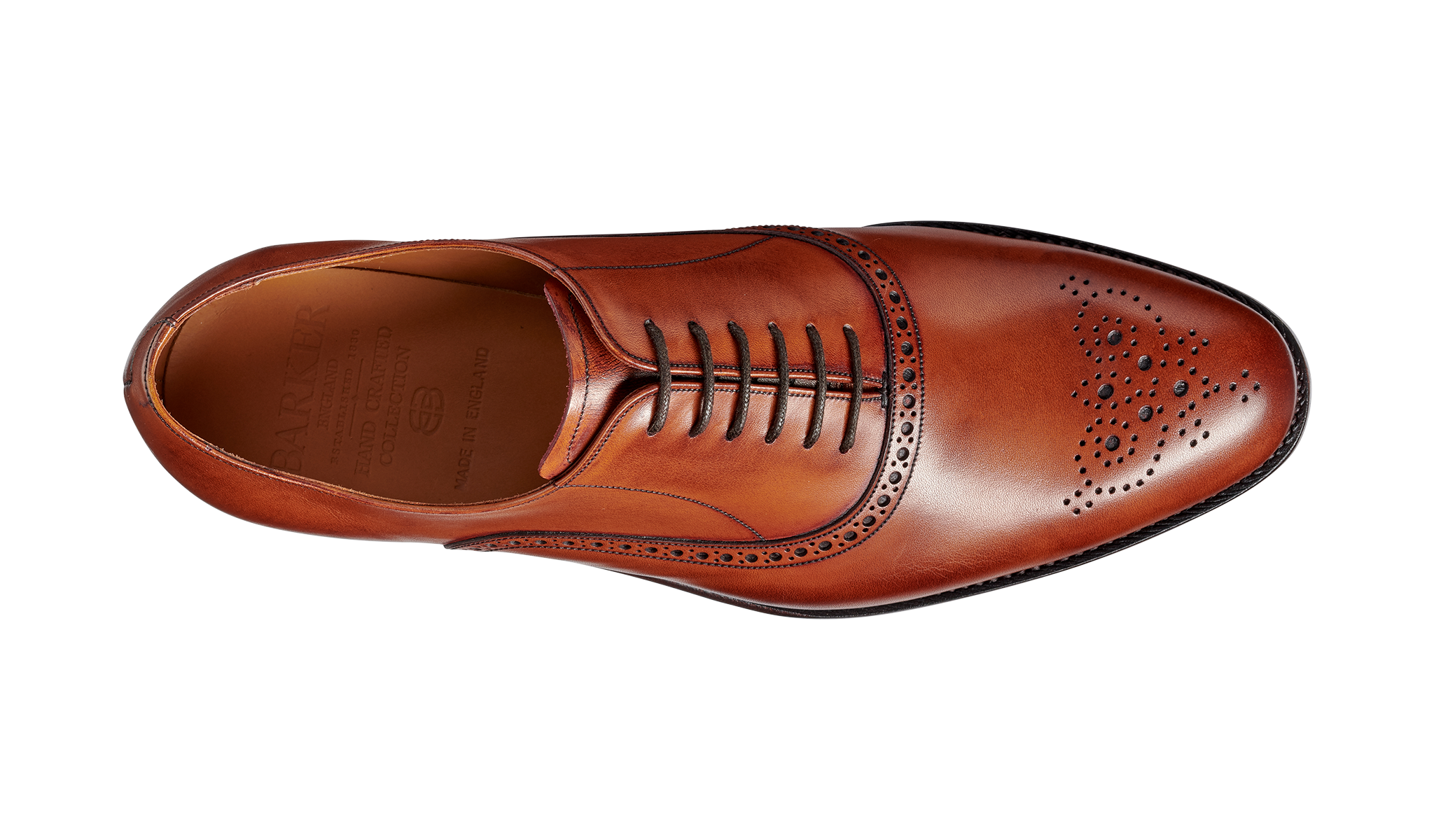 Newchurch - Antique Rosewood | Mens Oxford Brogue | Barker Shoes UK