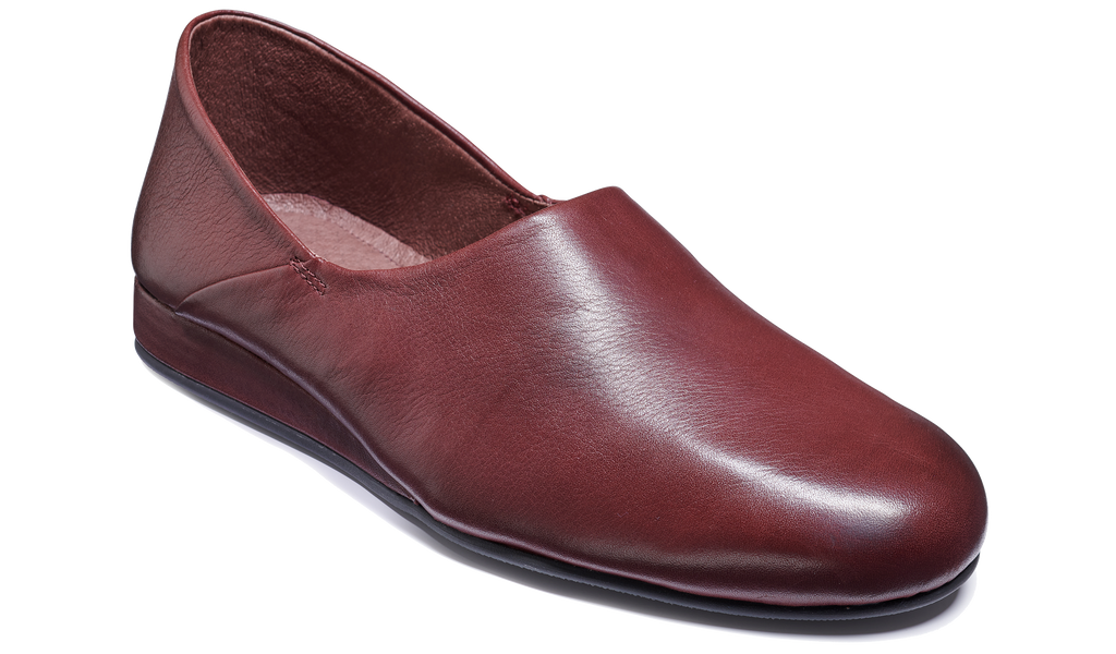 Elm - Burgundy Leather