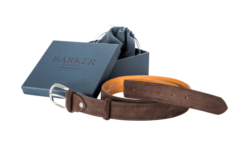 Plain Belt - Brown Suede