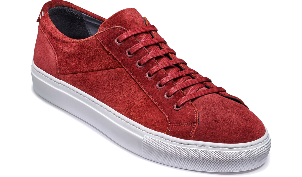 Archie - Burgundy Suede