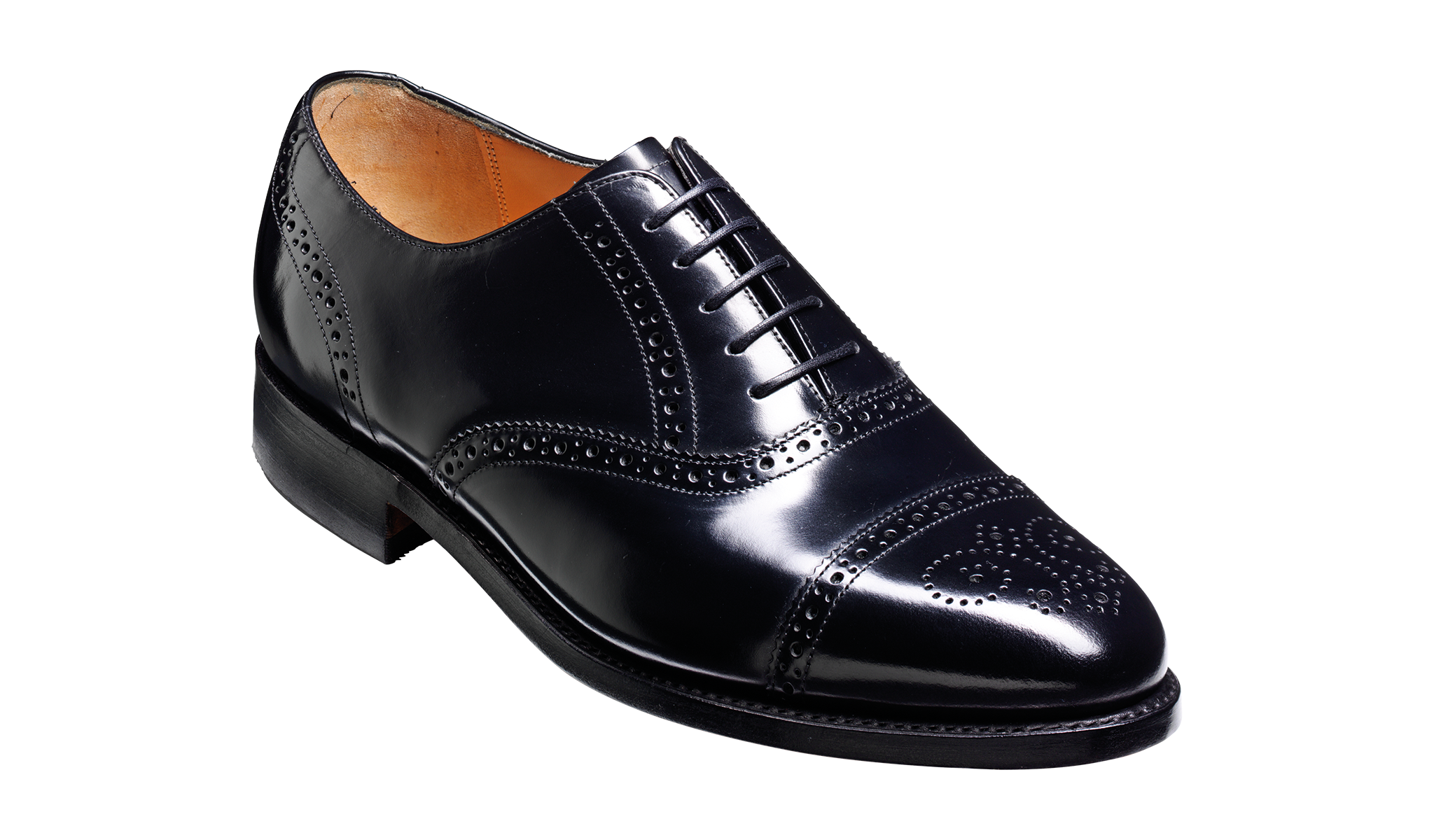 Alfred Black Hi-Shine Oxford Shoes by Barker UK – Premium Leather Alfred Black Hi-Shine Oxford Shoes by Barker UK – Premium Leather
