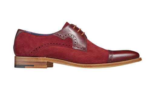 Ashton - Burgundy Suede / Cherry Calf
