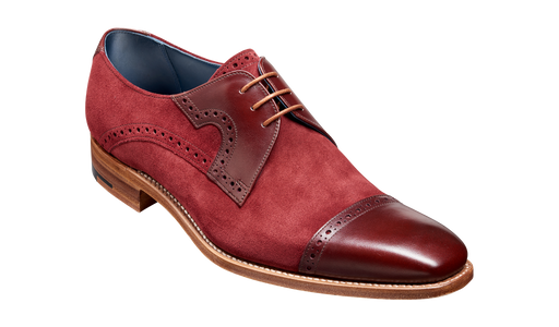 Ashton - Burgundy Suede / Cherry Calf