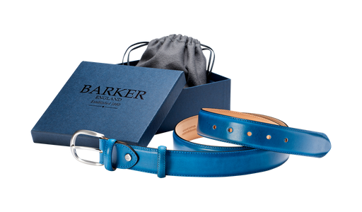 Plain Belt - Blue Hand Painted