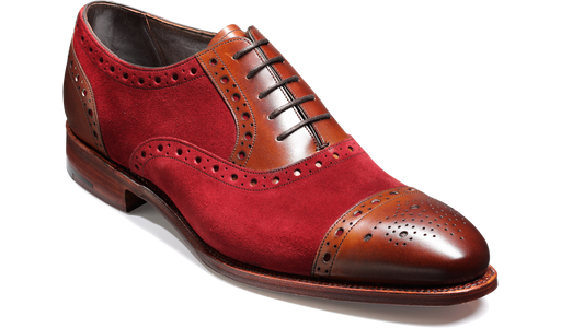 Dover - Burgundy Suede / Walnut Calf