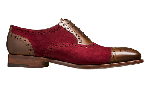 Dover - Burgundy Suede / Walnut Calf