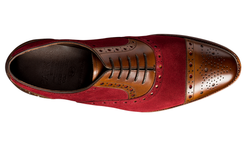 Dover - Burgundy Suede / Walnut Calf