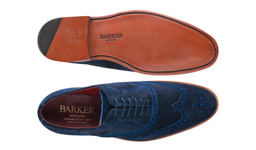 Brando 2 - Navy Suede Blue Punch