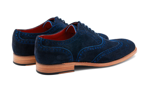 Brando 2 - Navy Suede Blue Punch