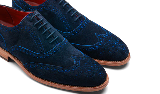 Brando 2 - Navy Suede Blue Punch