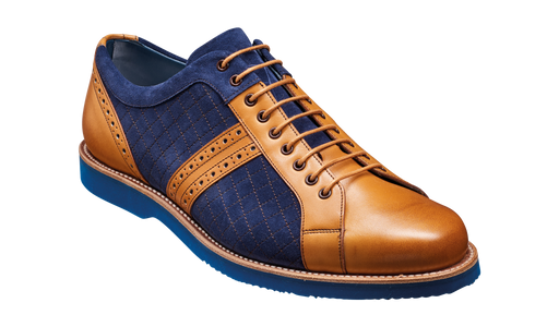 Detroit - Cedar Calf / Navy Suede