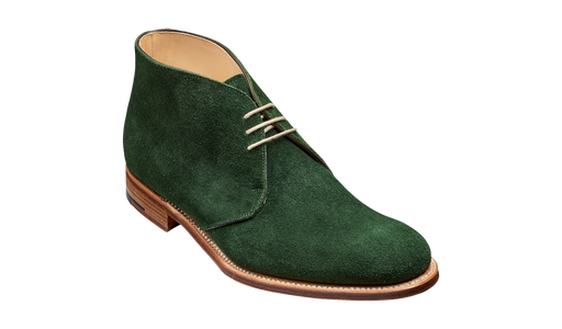 Devonshire - Green Waxy Suede