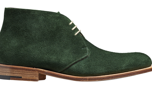 Devonshire - Green Waxy Suede
