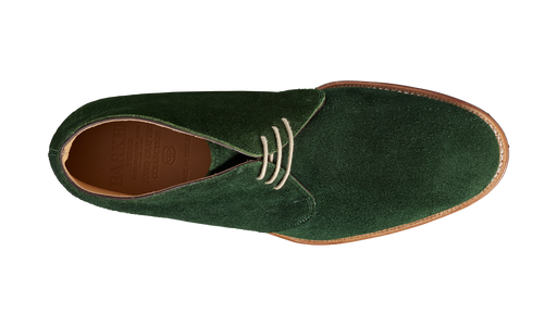 Devonshire - Green Waxy Suede
