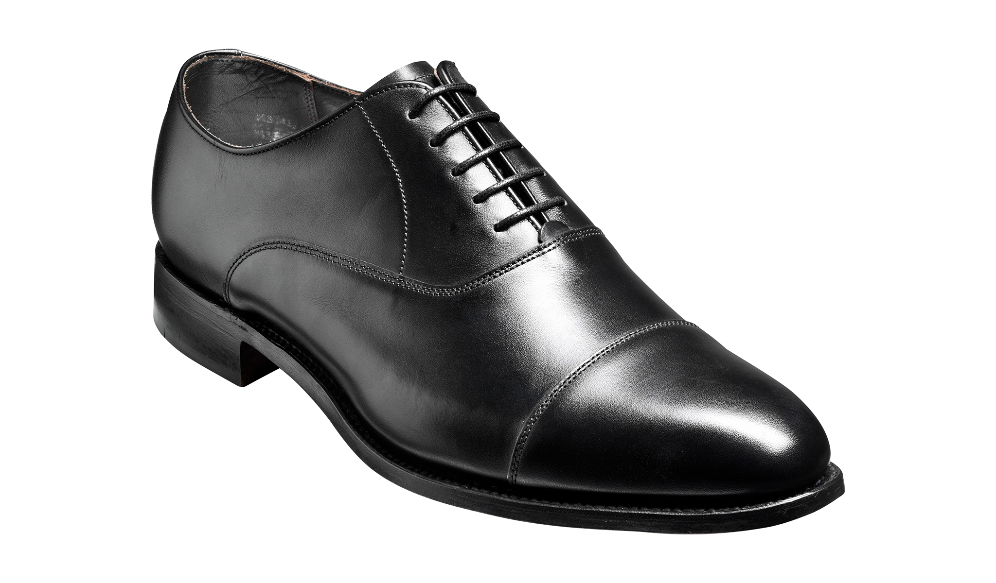 Duxford - Black Calf - Toe Cap Oxford | Mens Oxford | Barker Shoes UK