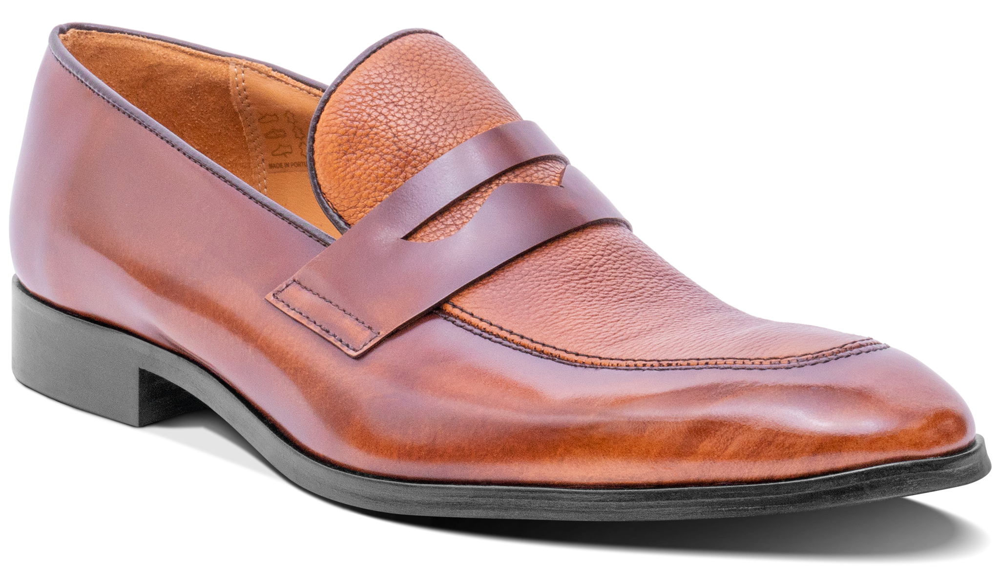Mens tanned loafers deals