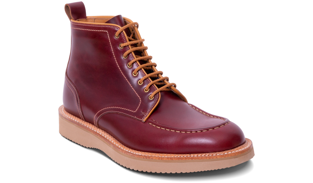 Indiana - Burgundy Waxy Calf