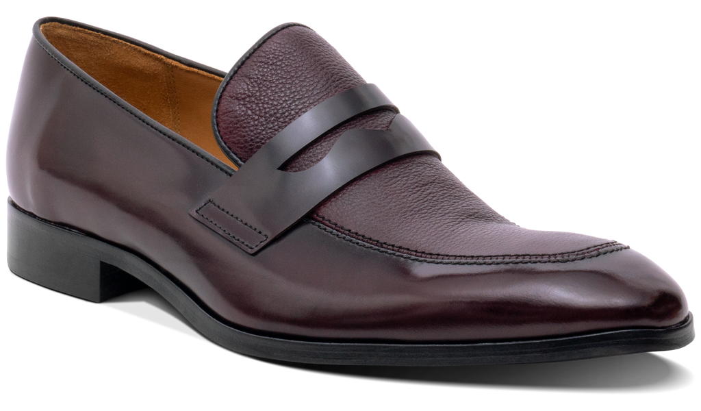 Camden - Burgundy Hi Shine/Grain