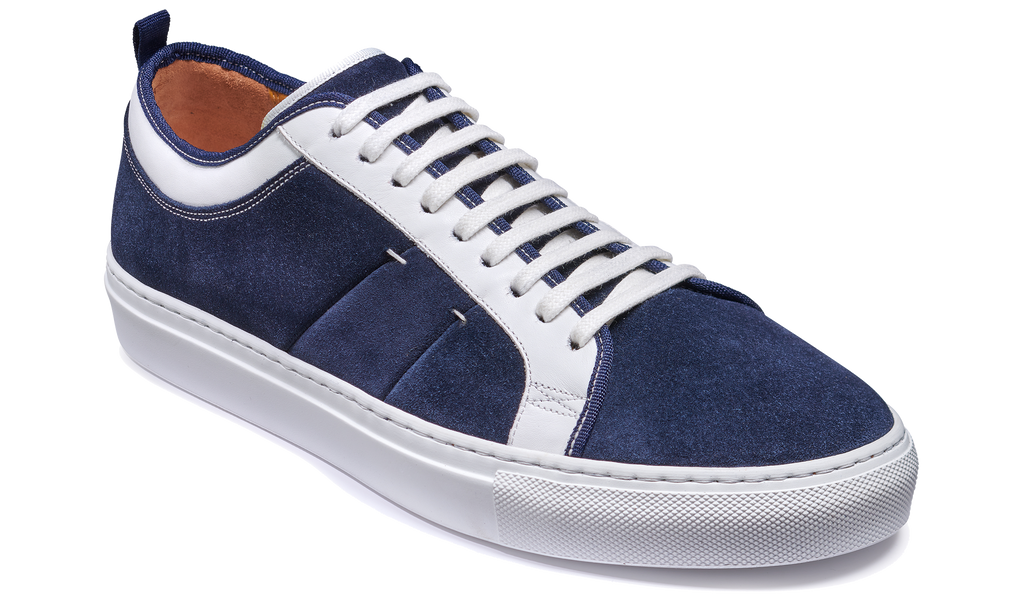 Greg - Navy Suede / White Calf