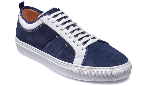 Greg - Navy Suede / White Calf