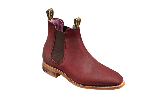 Gina - Plum Waxy Suede