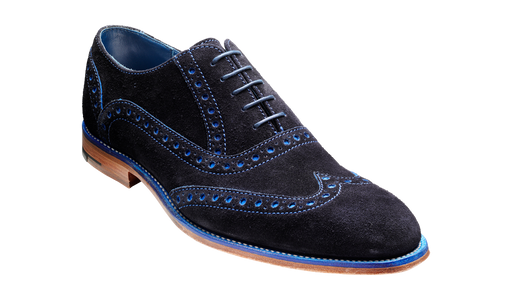 Blue suede brogues store