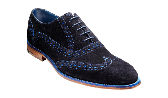 Grant - Navy / Blue Suede
