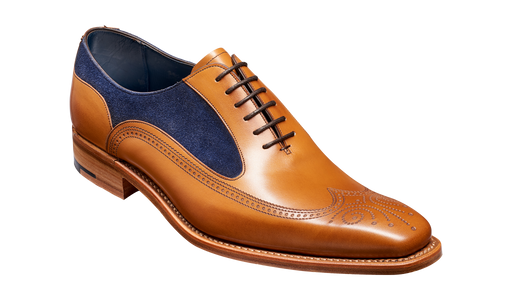 Harding - Cedar Calf / Blue Suede