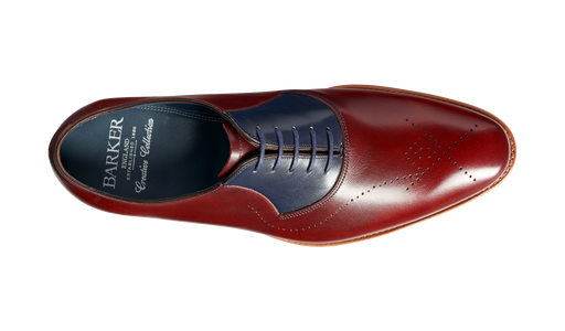 Harry - Cherry / Navy Calf