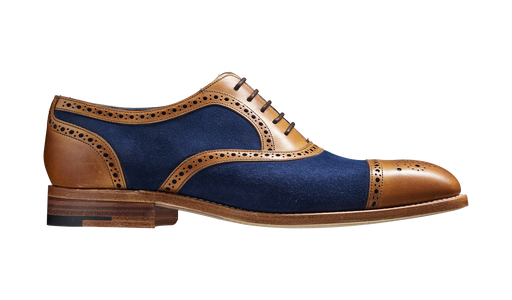 Hursley - Cedar Calf / Navy Suede