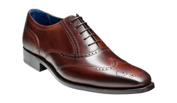 Johnny Dark Brown Calf Mens Oxford Barker Shoes UK