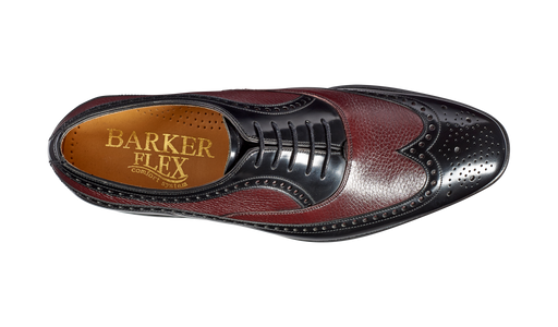Lamport - Burgundy Deerskin / Black Hi-Shine