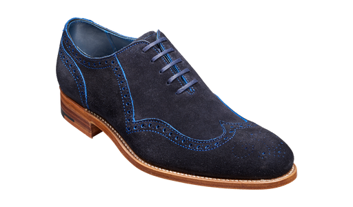 Lazarus - Navy / Blue Cut Through Suede