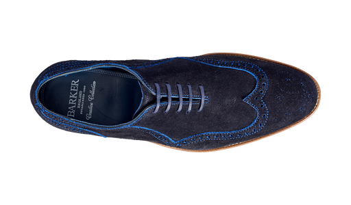 Lazarus - Navy / Blue Cut Through Suede