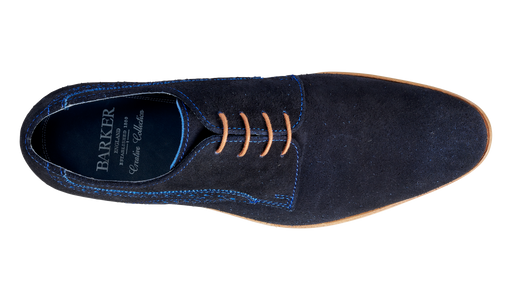 Mason - Navy Cut Through Suede