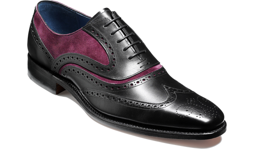 McClean - Black Calf / Plum Suede
