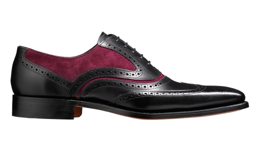 McClean - Black Calf / Plum Suede