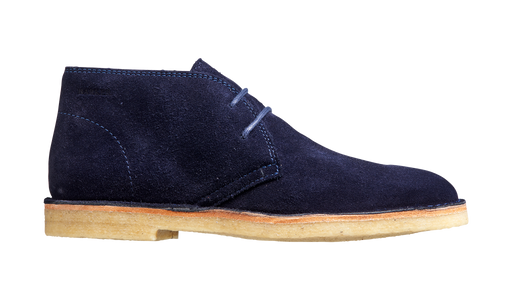 Monty Navy Suede Mens Boot Barker Shoes UK