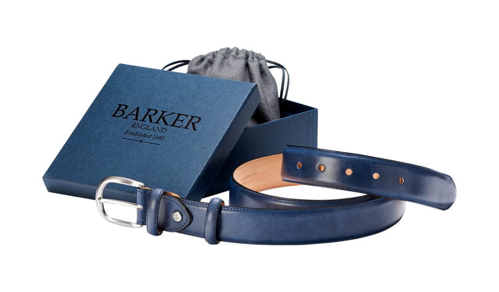 Plain Belt - Navy Hand Painted