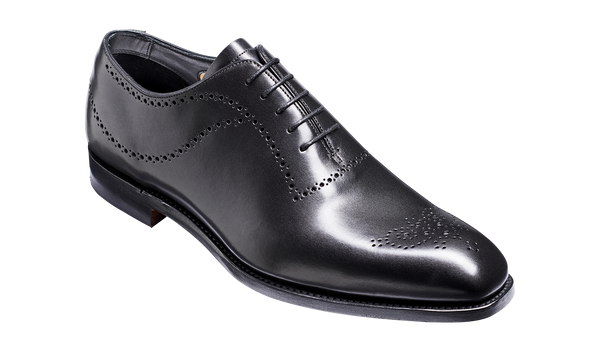 Plymouth Black Calf Oxford Mens Oxford Barker Shoes UK