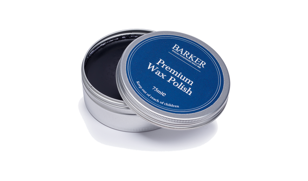 Premium Wax Polish Black Barker Shoes UK