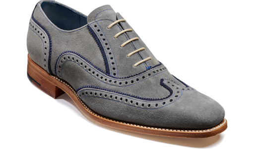 Grey suede oxford shop shoes