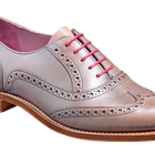 Santina - Lilac / Silver Hand Painted