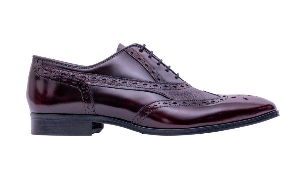 Bampton - Burgundy Hi-Shine/Grain