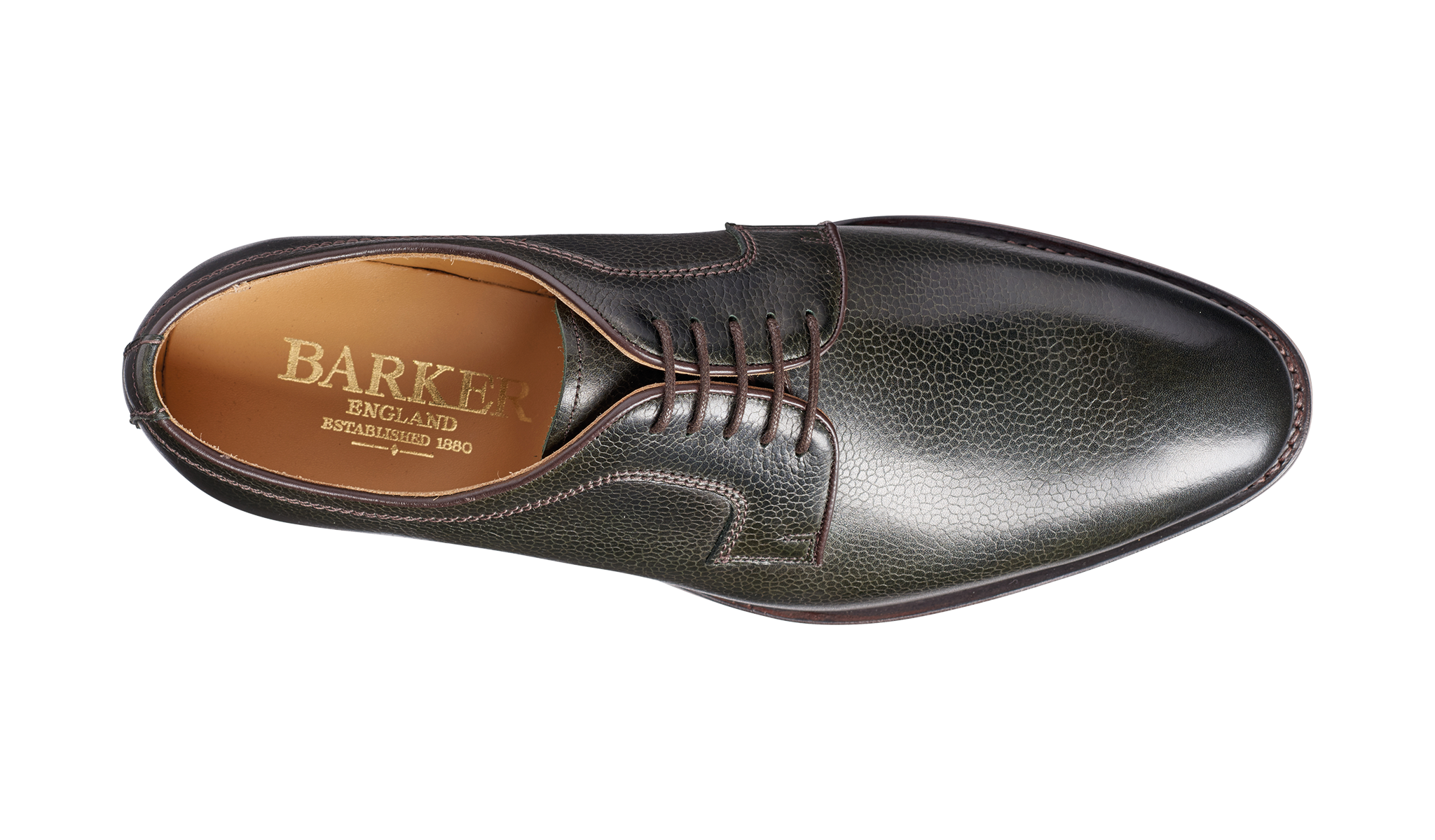 Olive green 2025 leather shoes