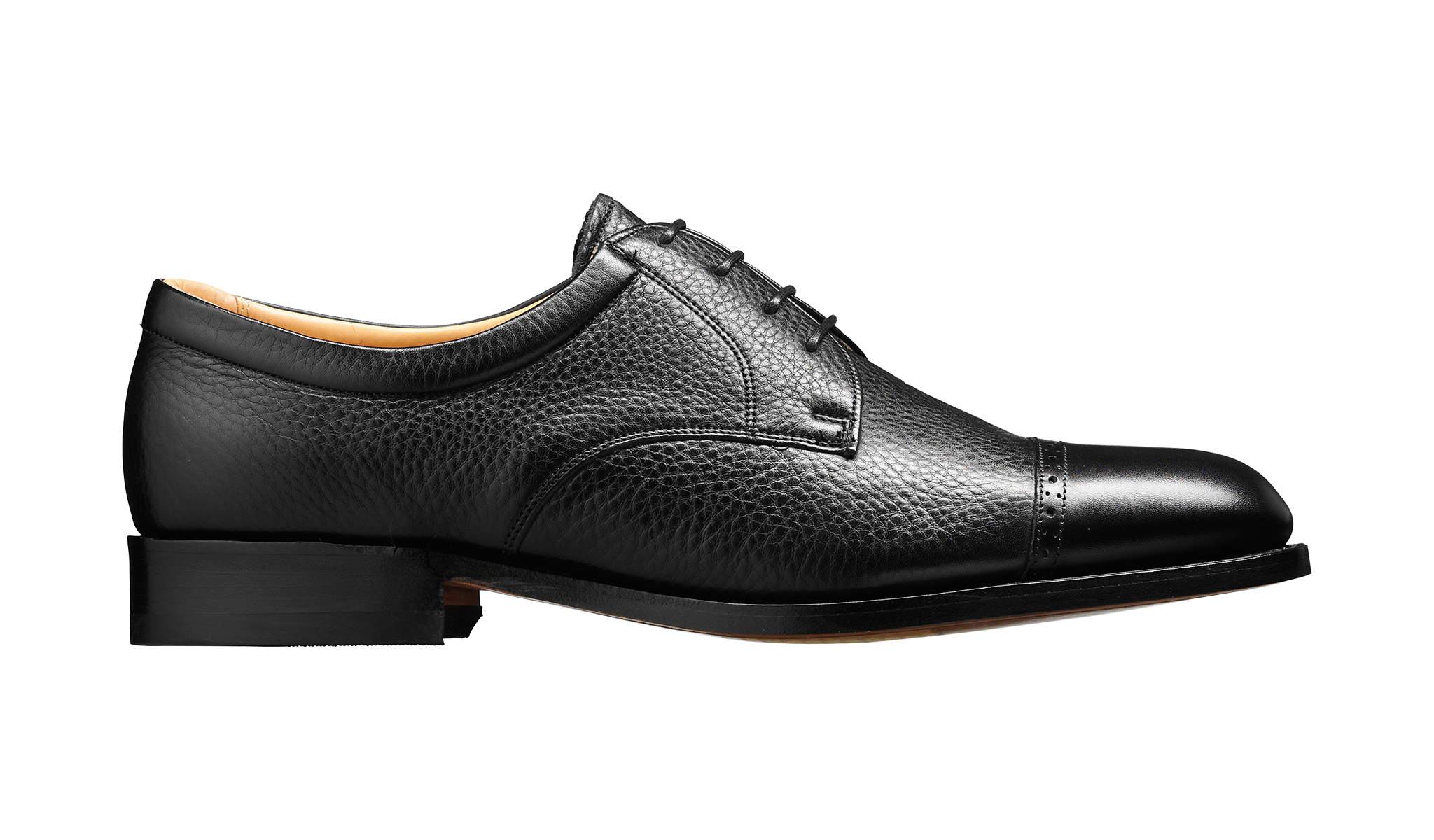 Staines Black Softie Mens Derby Shoes Barker Shoes UK