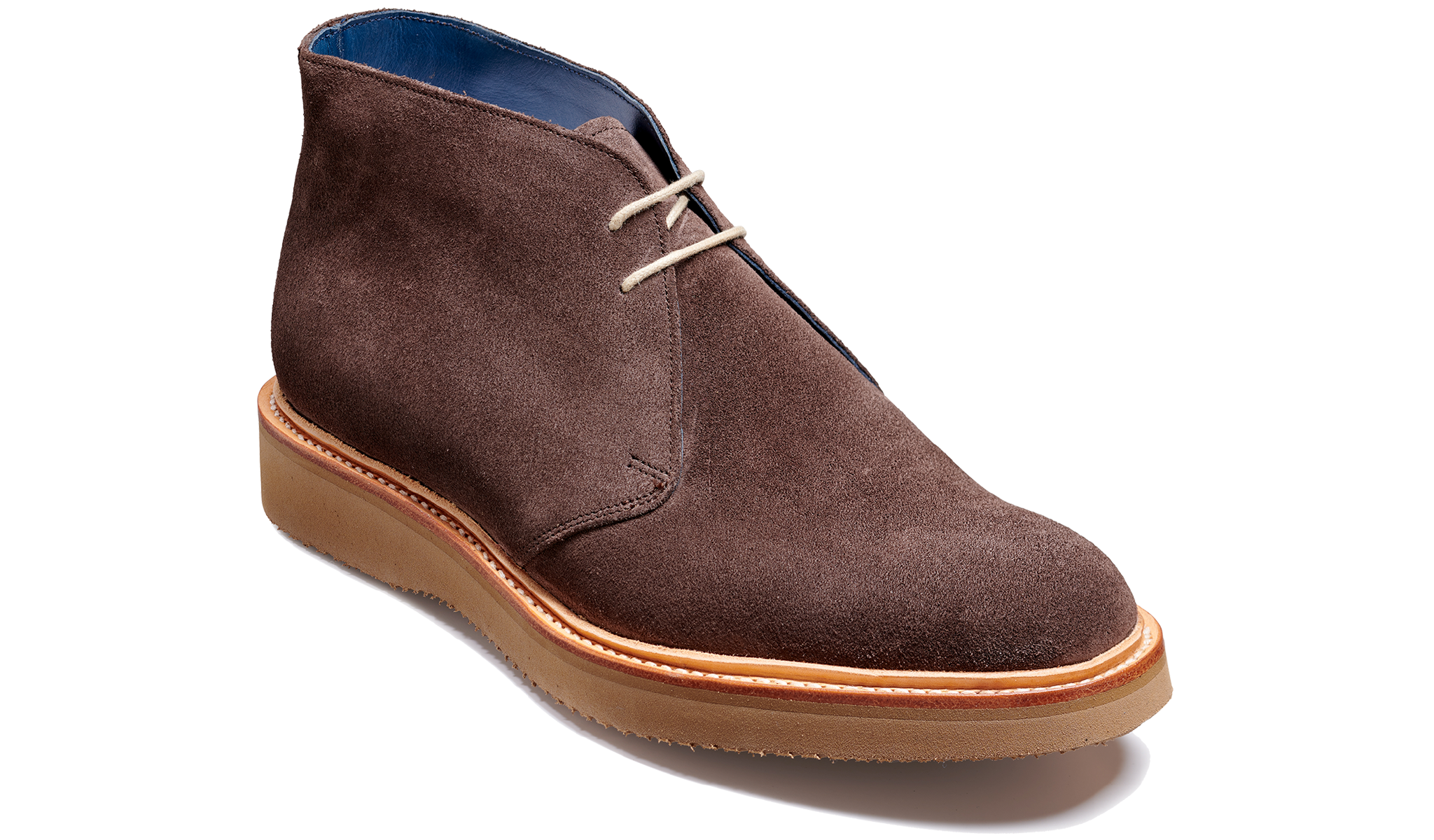 Ted Dark Brown Suede Barker Shoes UK - Main Image
