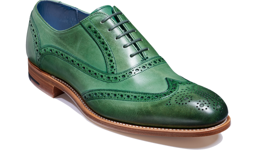 Mens green outlet leather shoes uk