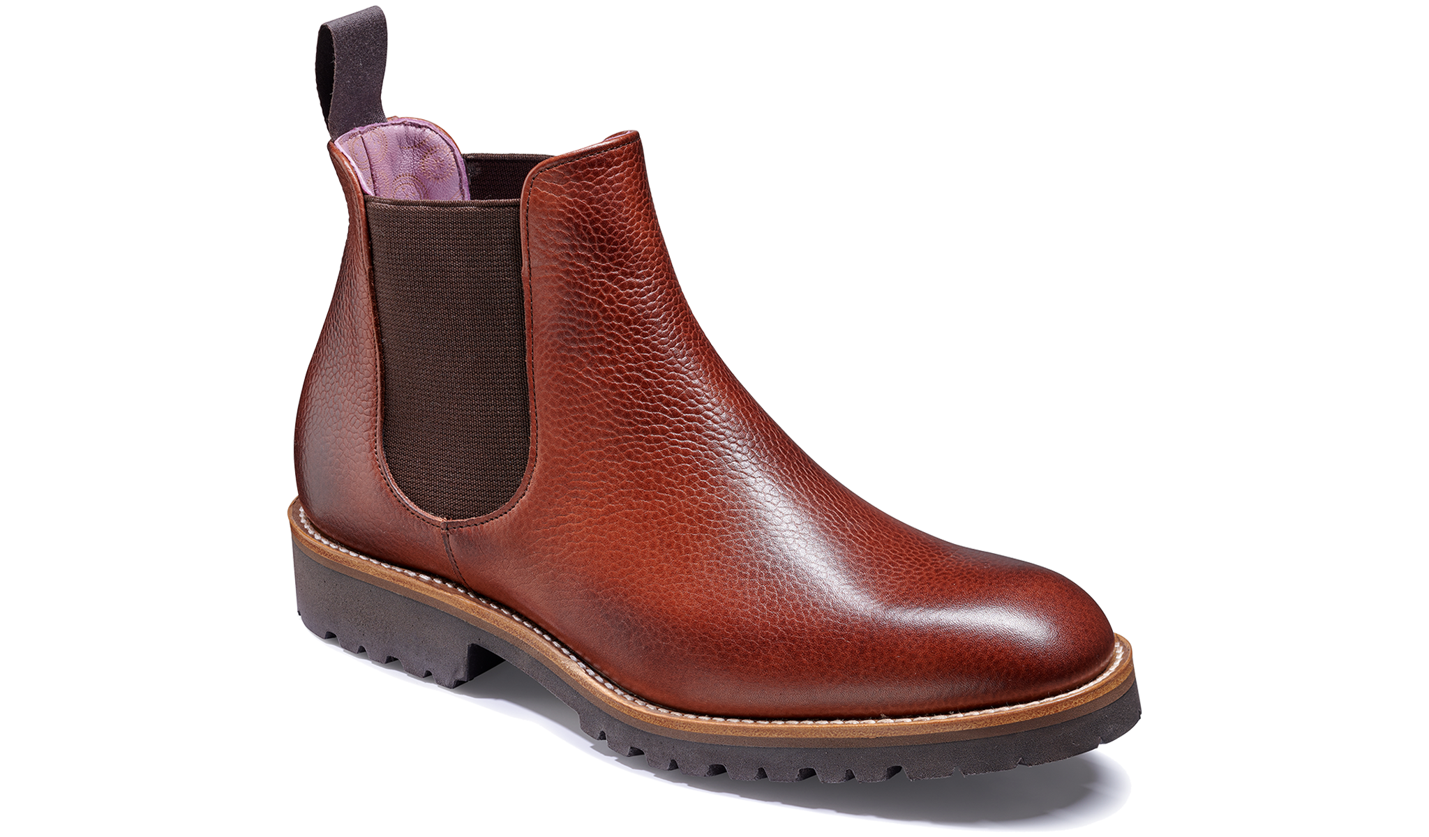 Vera Cherry Grain Barker Shoes UK - Main Image